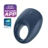 Satisfyer Strong One - anillo vibrador inteligente para pene - silicona azul