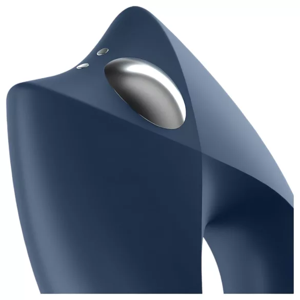 Satisfyer Royal One - Anillo vibrador para el pene con control por aplicación, para hombres (azul)