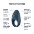Anillo vibrador Satisfyer Mighty One (azul)
