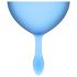 Satisfyer Feel Good - Set de copas menstruales (azul) - 2 unidades