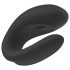 Satisfyer Double Joy - vibrador inteligente para parejas resistente al agua (negro)