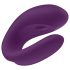 Satisfyer Double Joy - vibrador para parejas inteligente y resistente al agua (morado)