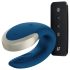 Satisfyer Double Love - vibrador inteligente para parejas (azul)