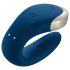Satisfyer Double Love - vibrador inteligente para parejas (azul)