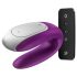 Satisfyer Double Fun - vibrador para parejas inteligente - silicona lila