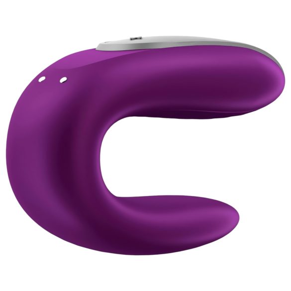 Satisfyer Double Fun - vibrador para parejas inteligente - silicona lila