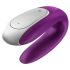 Satisfyer Double Fun - vibrador para parejas inteligente - silicona lila