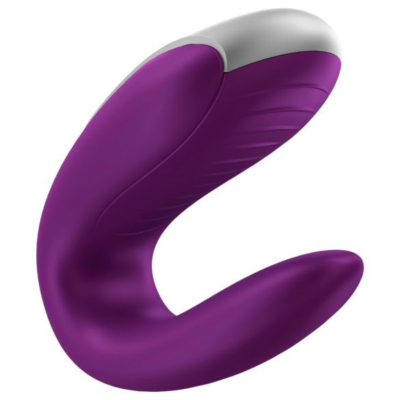 Satisfyer Double Fun - vibrador para parejas inteligente - silicona lila