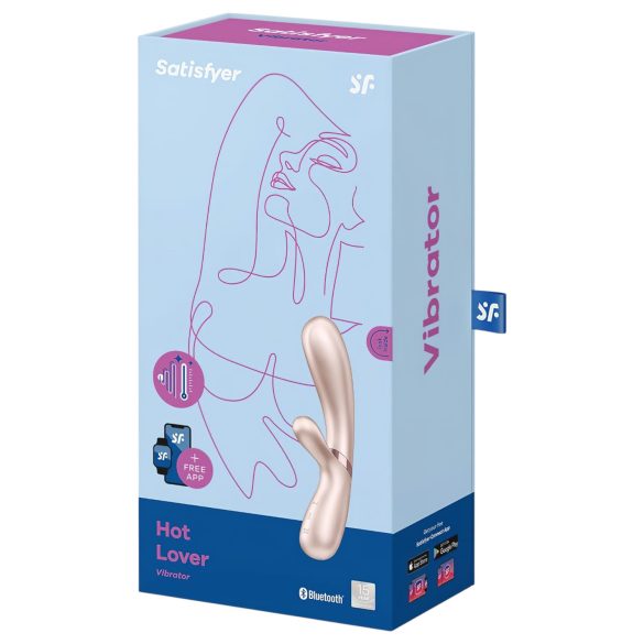 Satisfyer Hot Lover - vibrador inteligente - plateado
