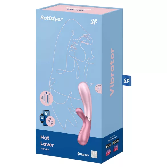 Satisfyer Hot Lover - vibrador inteligente - silicona rosa
