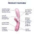 Satisfyer Hot Lover - vibrador inteligente - silicona rosa