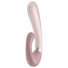   Satisfyer Heat Wave - vibrador con calor y brazos - silicona beige