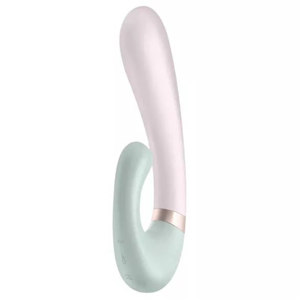 Satisfyer Heat Wave - vibrador calefactable con control por app (menta)