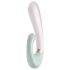 Satisfyer Ola de Calor - vibrador inteligente con función de calor (menta)