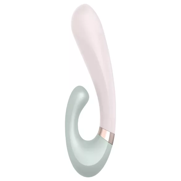 Satisfyer Heat Wave - vibrador calefactable con control por app (menta)