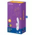 Satisfyer Double Flex - vibrador con brazo para el clítoris controlado por aplicación (blanco)