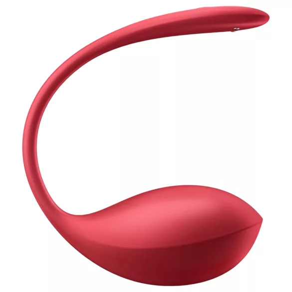 Satisfyer Shiny Petal - huevo vibrador inalámbrico - color rojo