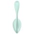 Satisfyer Smooth Petal - huevo vibrador inteligente (verde)