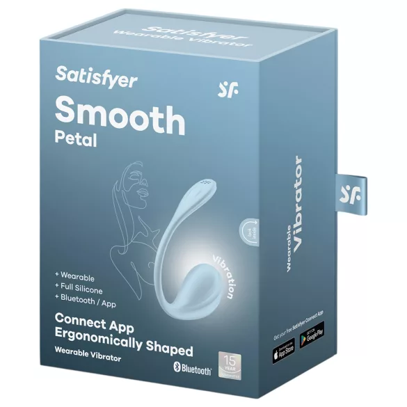 Satisfyer - Huevo vibrador inteligente - control remoto - silicona azul