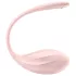 Satisfyer - huevo vibrador con control remoto - textura acanalada - rosa