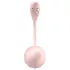 Satisfyer - huevo vibrador con control remoto - textura acanalada - rosa