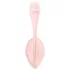 Satisfyer - huevo vibrador con control remoto - textura acanalada - rosa