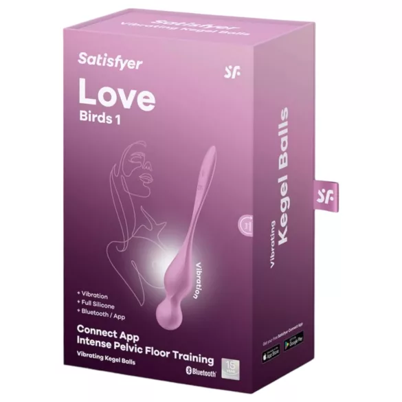 Satisfyer Love Birds 1 - Bola geisha vibradora controlada por app (rosa)