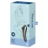 Satisfyer Dual Kiss - vibrador vaginal y de clítoris recargable - negro