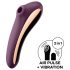 Satisfyer Dual Kiss - 2 en 1 vibrador vaginal y de clítoris (lila)