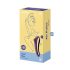 Satisfyer Dual Kiss - 2 en 1 vibrador vaginal y de clítoris (lila)
