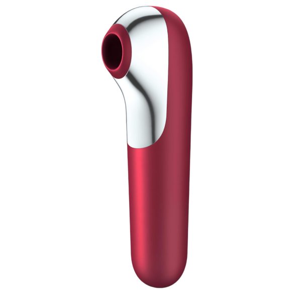 Satisfyer Dual Love - vibrador inteligente para vagina y clítoris (rojo)