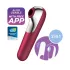 Satisfyer Dual Love - vibrador vaginal y de clítoris - recargable - rojo