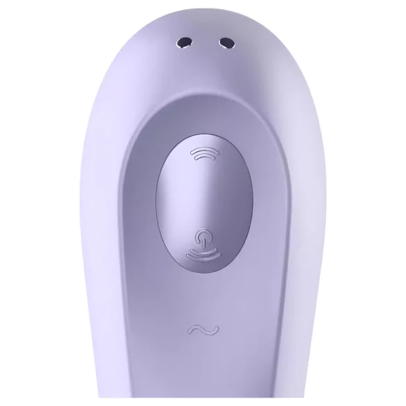 Satisfyer Dual Pleasure - succionador y vibrador 2 en 1 - silicona lila