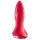 Satisfyer - plug anal vibrador con texturas - silicona roja