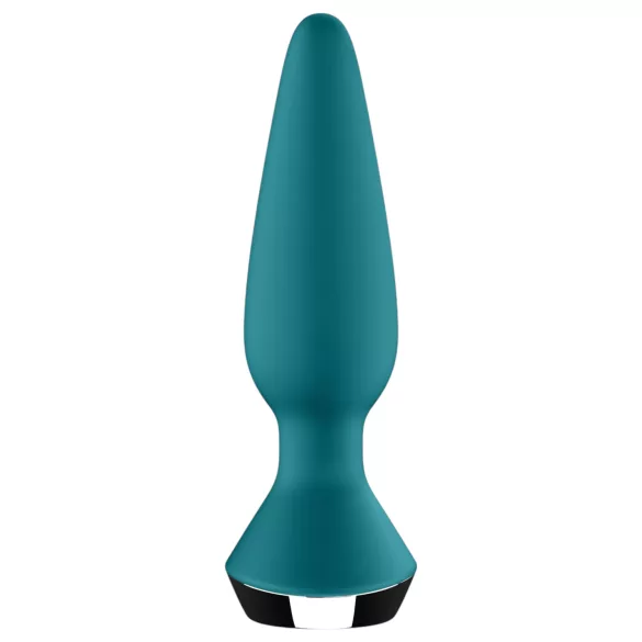 Satisfyer Plug-ilicious 1 - Vibrador anal controlado por app (verde)