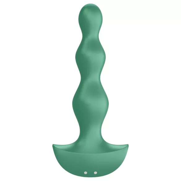 Satisfyer Lolli-Plug 2 - plug anal vibrador recargable resistente al agua verde