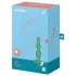 Satisfyer Lolli-Plug 2 - plug anal vibrador recargable resistente al agua verde