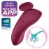 Satisfyer Sexy Secret - vibrador de bragas inteligente impermeable - rojo