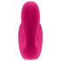 Satisfyer Top Secret - vibrador doble motor inteligente - silicona rosa