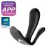 Satisfyer Top Secret Plus - vibrador inteligente de triple acción (negro)