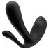 Satisfyer Top Secret Plus - vibrador inteligente de triple acción (negro)