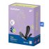 Satisfyer Top Secret Plus - vibrador inteligente de triple acción (negro)