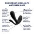 Satisfyer Top Secret Plus - vibrador inteligente de triple acción (negro)