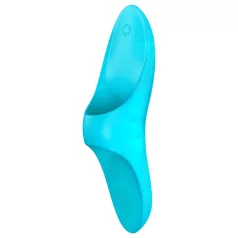   Satisfyer Teaser - vibrador para dedo recargable impermeable color turquesa