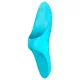 Satisfyer Teaser - vibrador de dedo recargable e impermeable (turquesa)