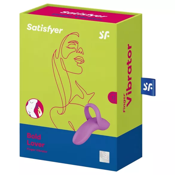 Satisfyer Bold Lover - vibrador para dedo recargable impermeable rosa