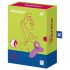Satisfyer Amante Audaz - vibrador recargable e impermeable para dedo (rosa)