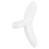 Satisfyer Bold Lover - vibrador impermeable con batería (blanco)