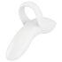 Satisfyer Bold Lover - vibrador impermeable con batería (blanco)