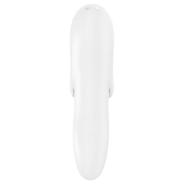 Satisfyer Bold Lover - vibrador para dedo recargable impermeable blanco